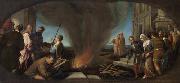 Follower of Jacopo da Ponte Thamar wird zum Scheiterhaufen gefuhrt oil painting reproduction